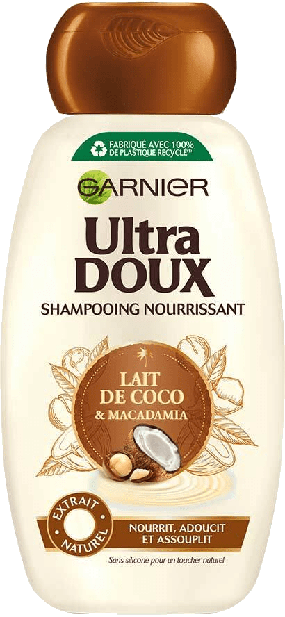 Ultra Doux shampoing Lait de coco & Macadamia  - GARNIER