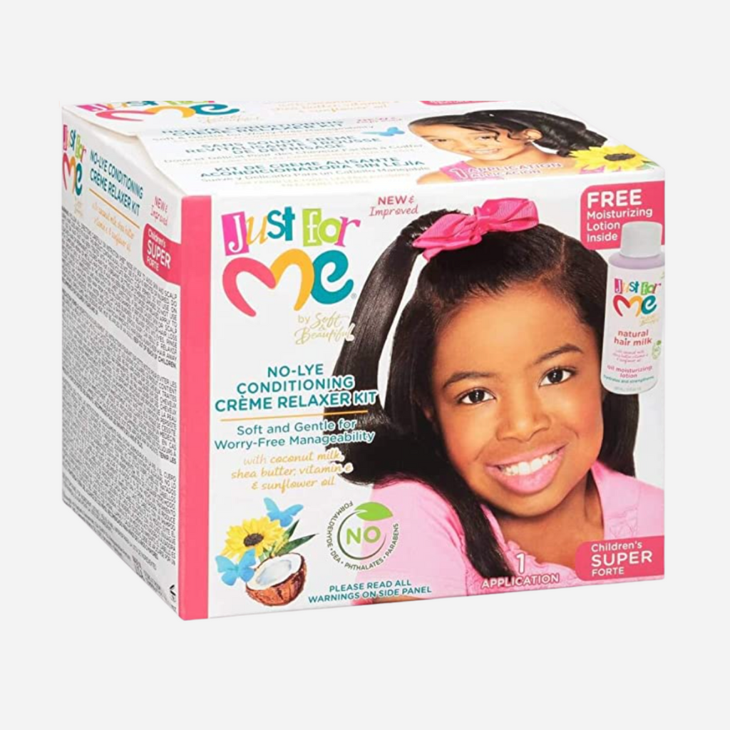 Just For Me no lye conditioning creme relaxer Super - SOFT & BEAUTIFUL