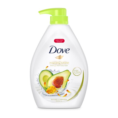 GO Fresh Invigorating body wash avocado & calendula - DOVE
